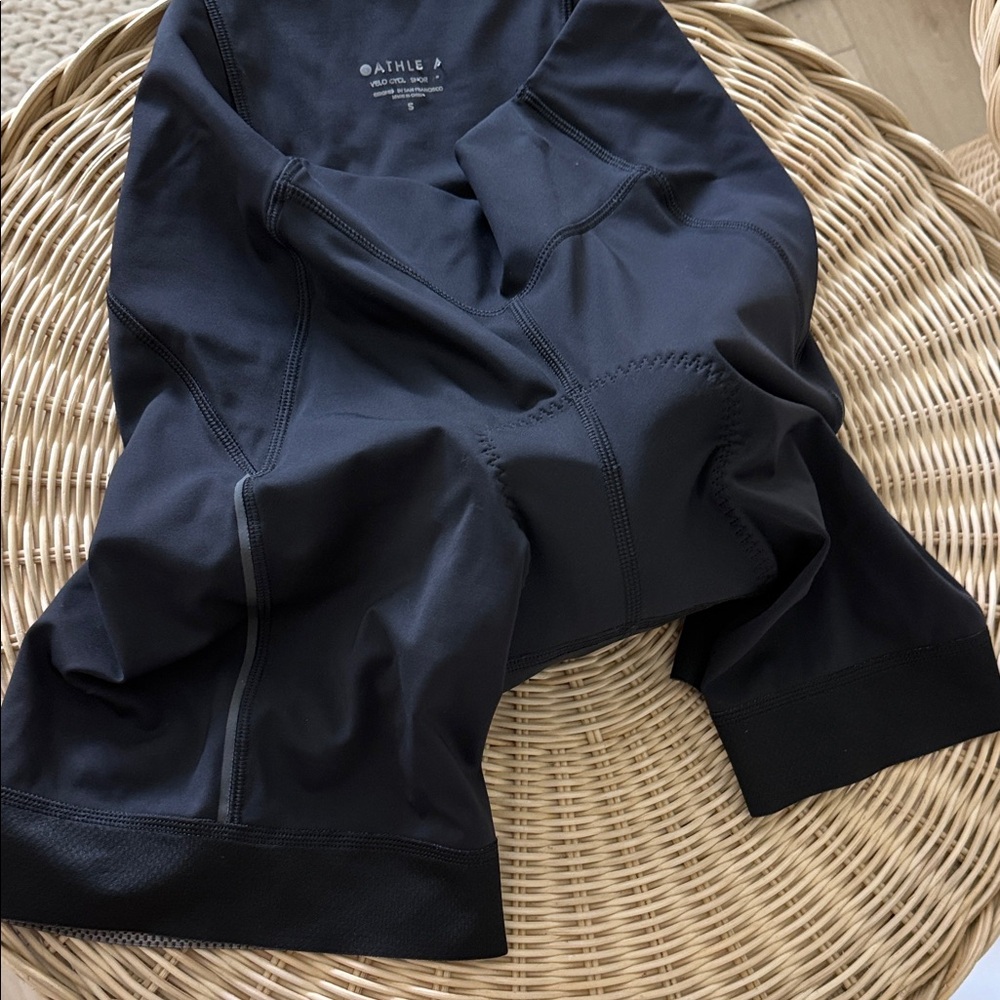 Athleta Midnight Black Performance Bike Shorts